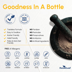 Premium formulation: vegan, non-GMO, gluten-free