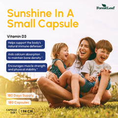 Close-up of Vitamin D3 10,000 IU capsules