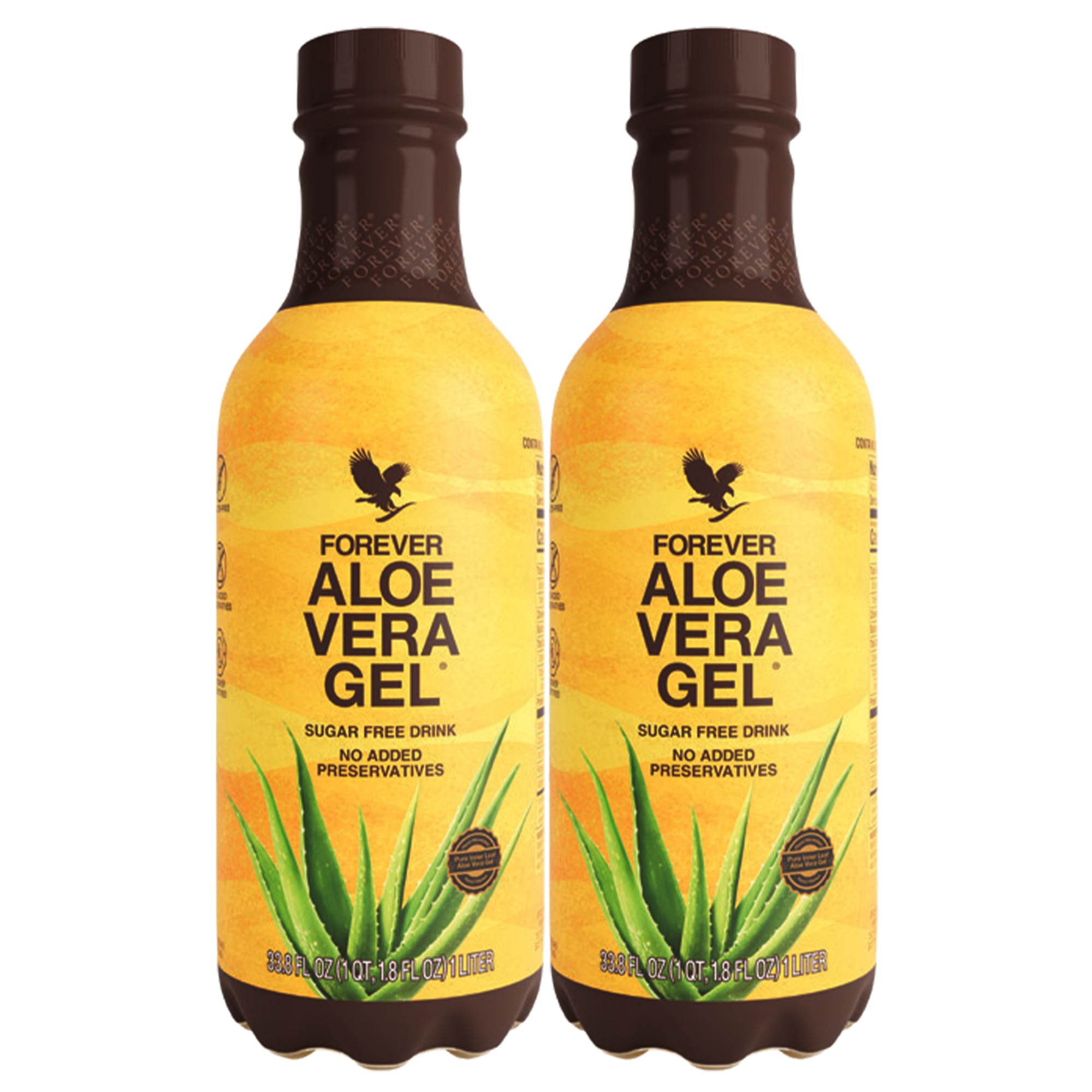 Forever Aloe Vera Gel 2-pack front label