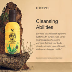 Aseptically processed Forever Aloe Vera Gel for freshness
