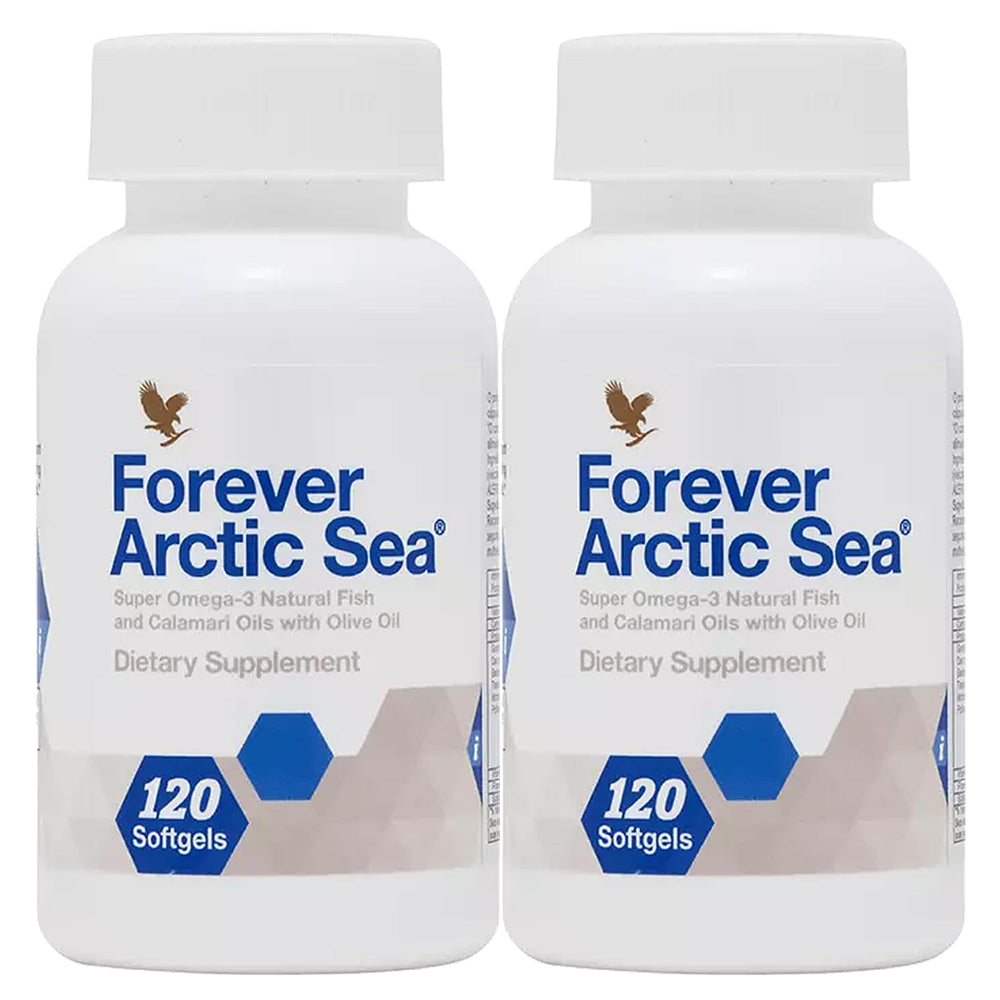 Forever Arctic Sea Omega-3 bottle and label