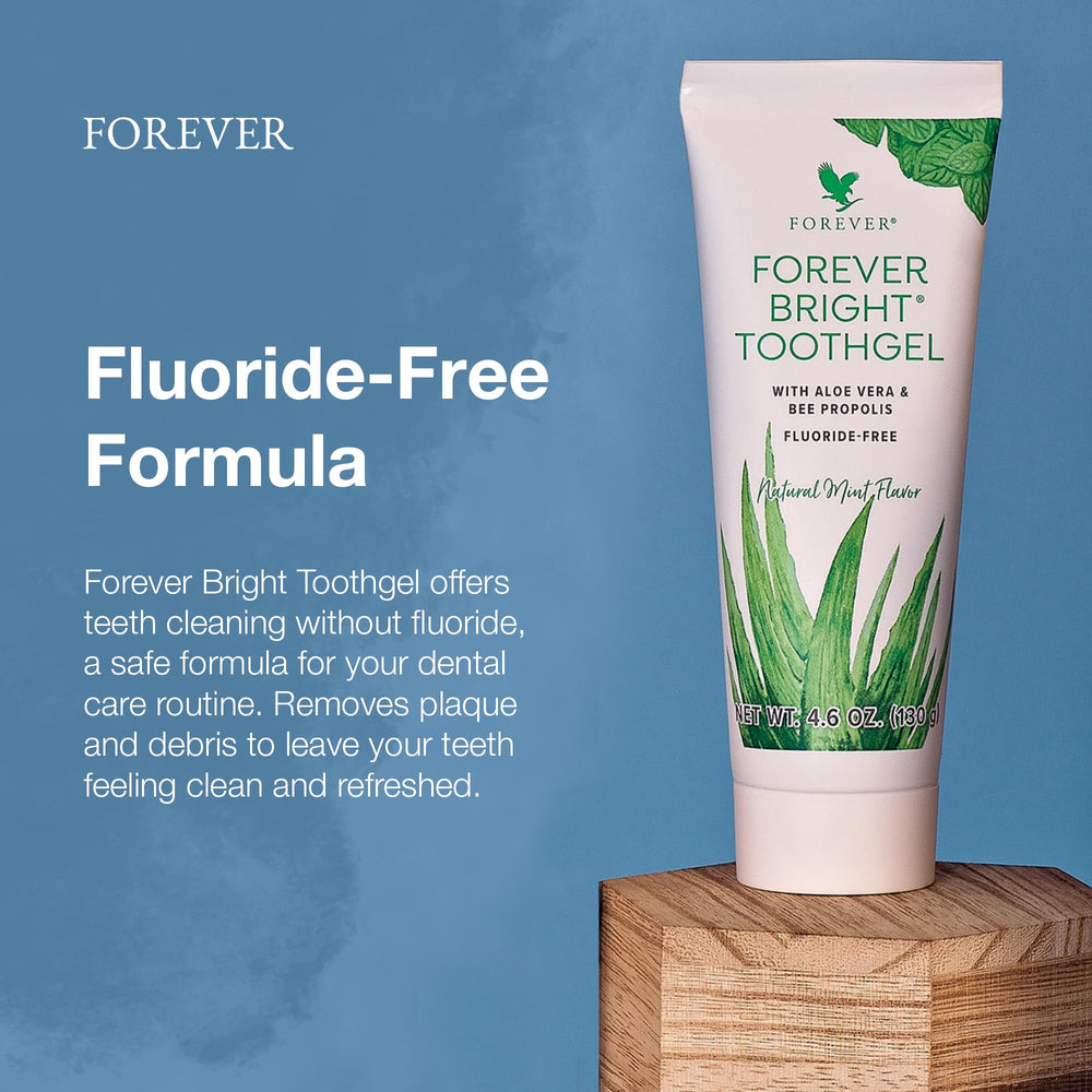 Stabilized aloe vera gel used in Forever Bright Toothgel