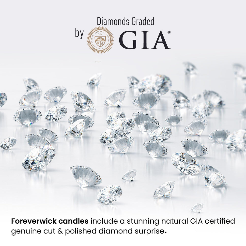 Luxurious gift-ready packaging for a diamond candle