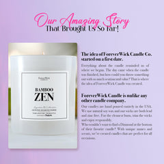 Diamond candle gift idea with keepsake vial on display