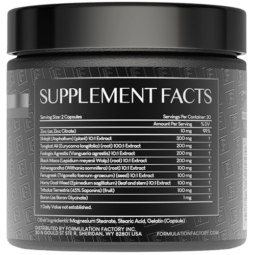 Formulation Factory Self Obsessed bottle back label clear ingredients and usage guidance