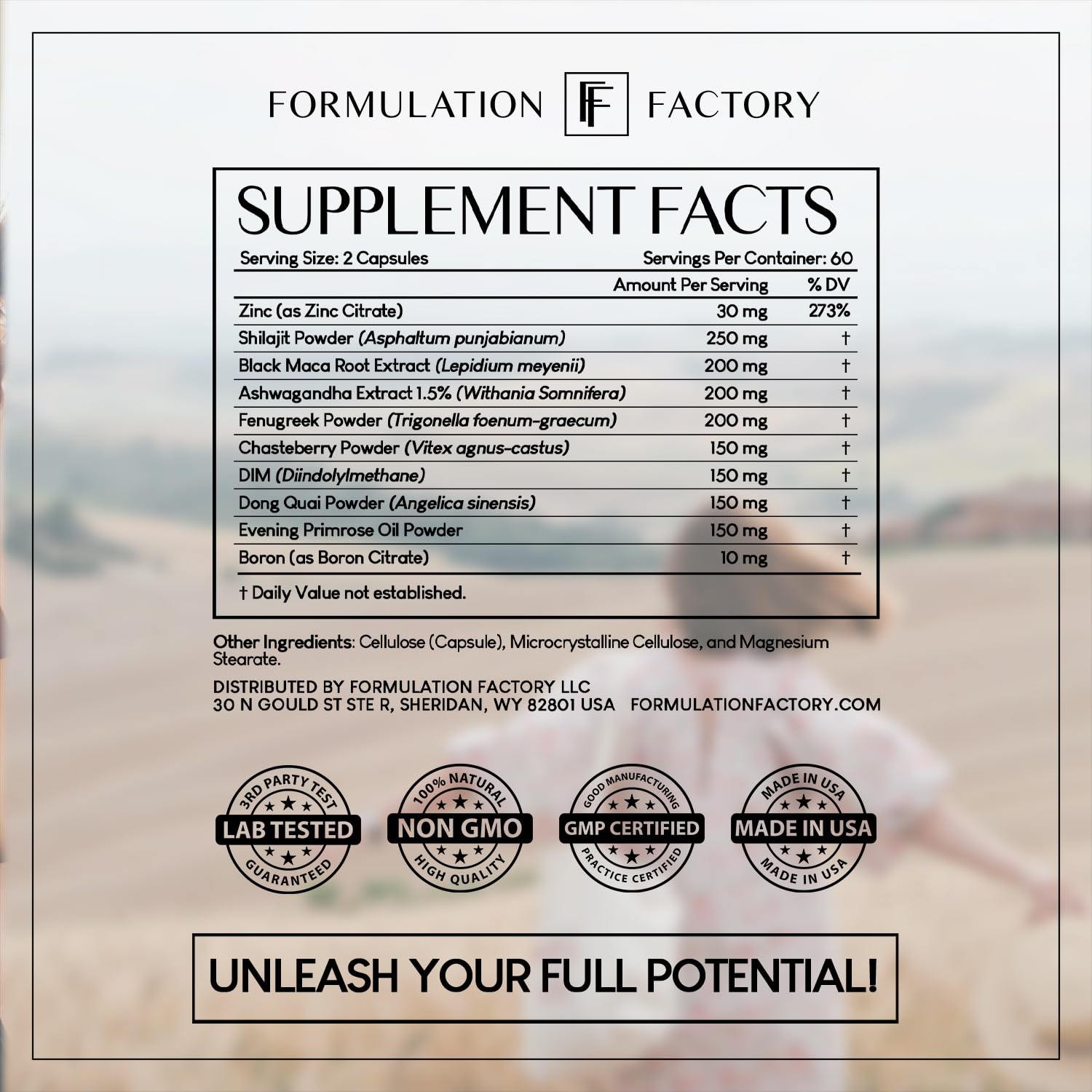 Formulation Factory She's Obsessed tablet count icon communicates a 240-count pack.