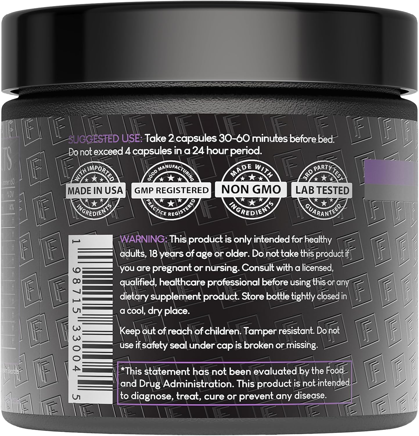Front label detail emphasizes the 10-in-1 sleep support.