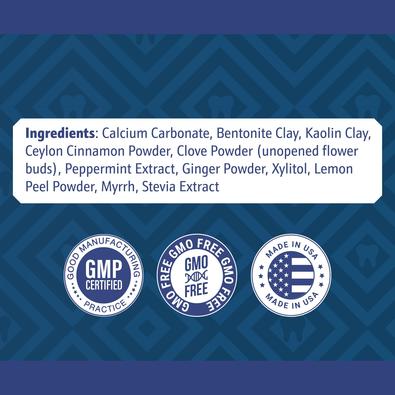 Close-up of FortBite ingredients: bentonite and kaolin clays with plant extracts