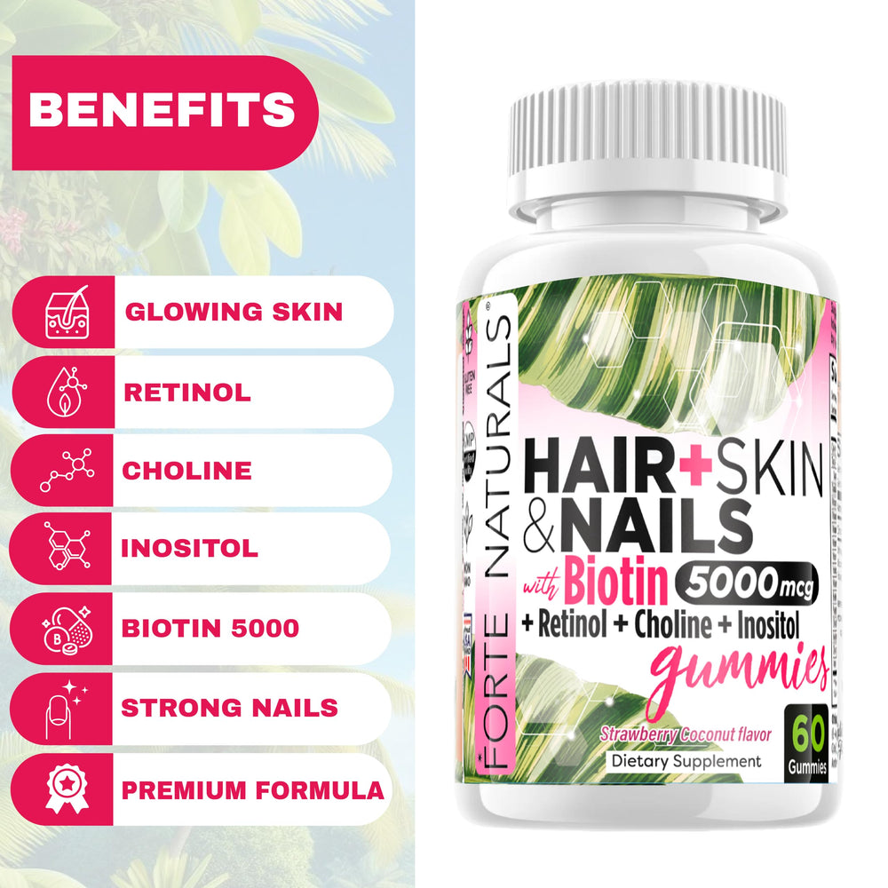 Biotin 5000mcg gummies designed for hair growth