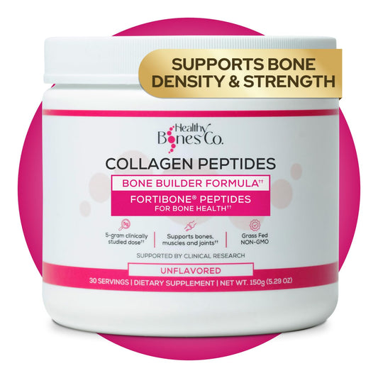 FORTIBONE Collagen Peptides unflavored bottle with label