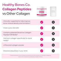 Hydrolyzed collagen powder unflavored dissolving beside label
