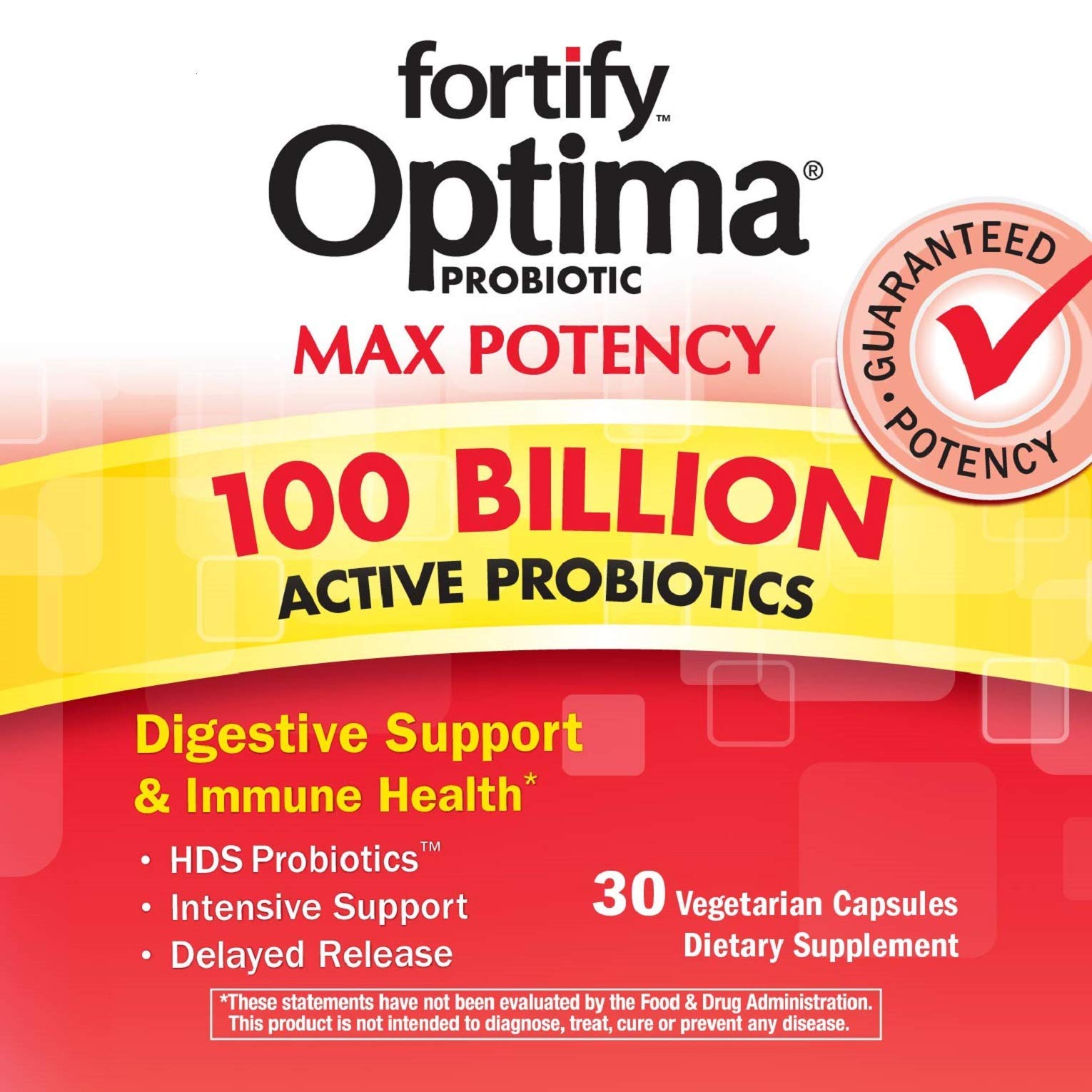 Fortify Optima daily probiotic bottle illustration