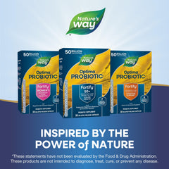 No refrigeration needed for Fortify Optima Probiotic