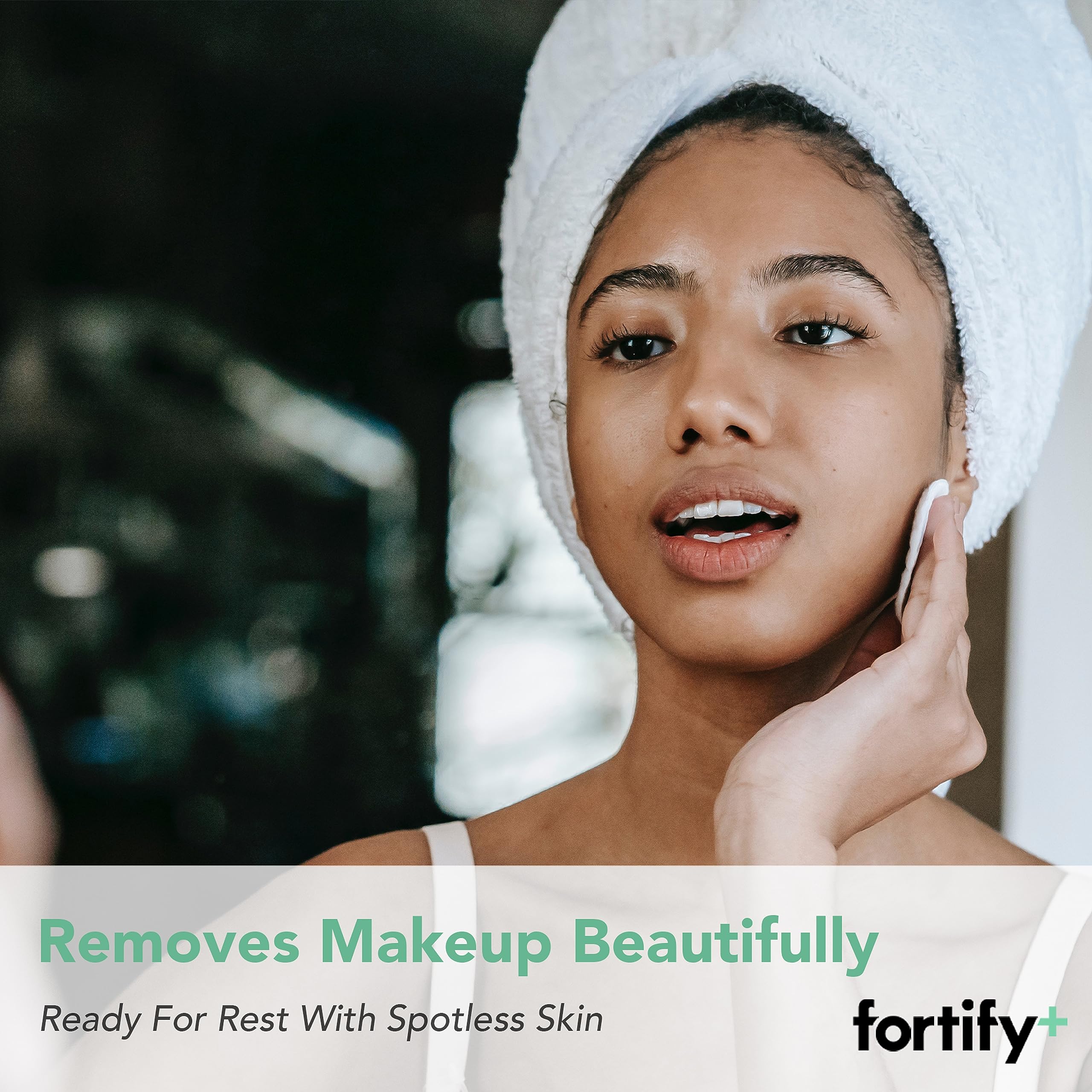 Fortify Skincare wipes vegan and cruelty-free for clean beauty routines