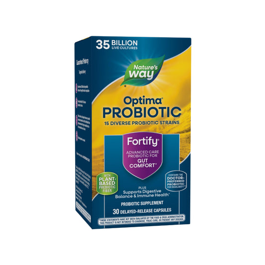 Nature's Way Fortify Optima Probiotic for Adults packaging front