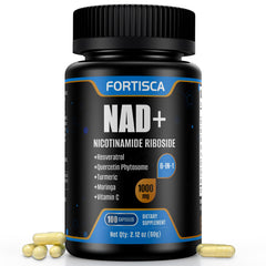 100 capsules bottle with lifestyle backdrop