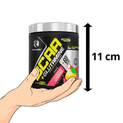 30 servings label on Forzagen BCAA powder jar