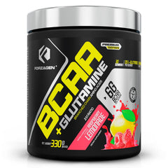 Front label of Forzagen BCAAs powder with glutamine