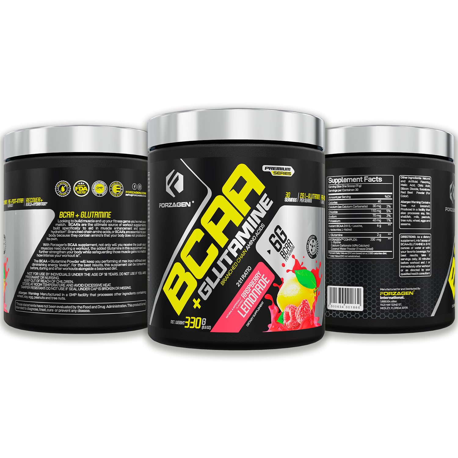 Scoop with Forzagen BCAA powder