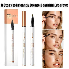 Fosiut compact brow pencil fits in purse for on-the-go touch-ups.