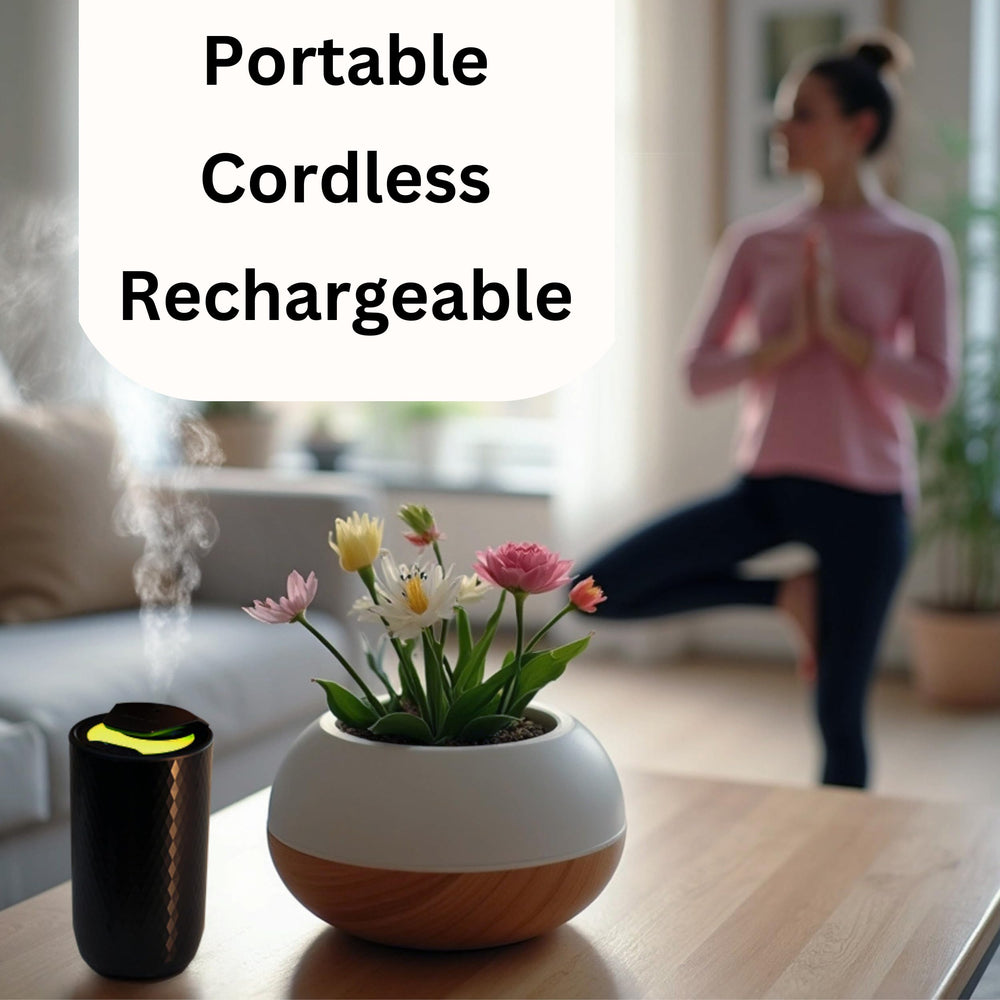 3 mist level settings for adjustable aroma