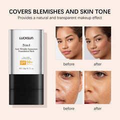 3-in-1 foundation stick cruelty-free and suitable for sensitive skin