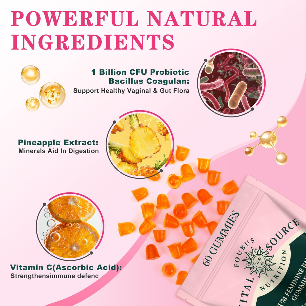 4-in-1 pH balance and immune support gummies