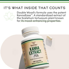 Graphic showing four-month supply of 120 capsules at 50 mg each