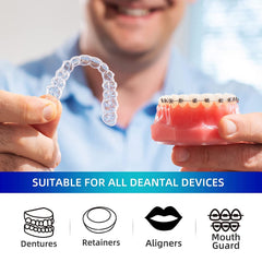 Four-month supply of 120 tablets for dentures and retainers