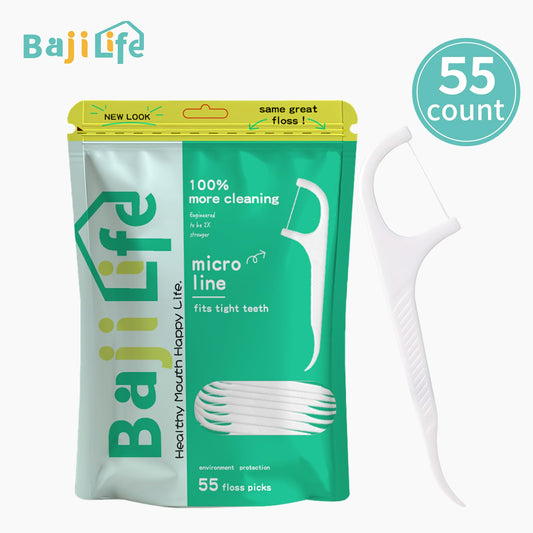 Four-pack of 55-count dental floss picks