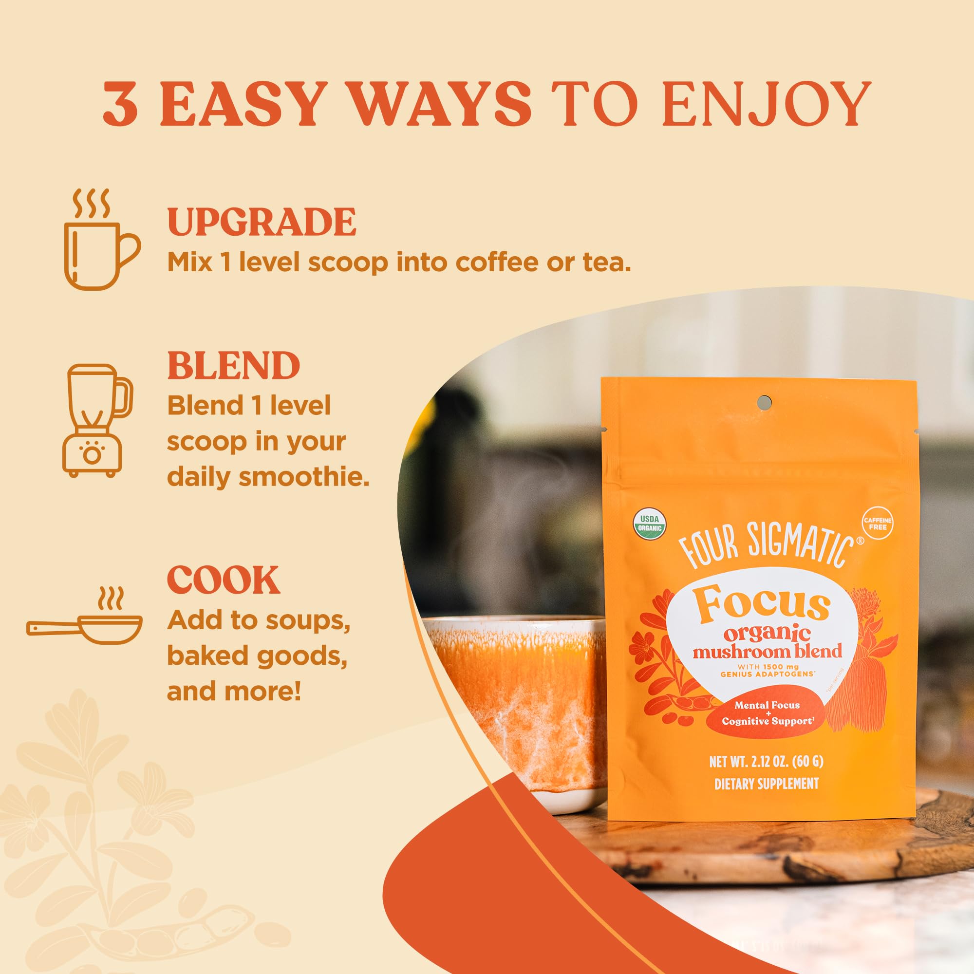 Mucuna pruriens powder with cacao and berries
