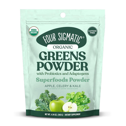 Packaged Four Sigmatic Organic Greens Powder