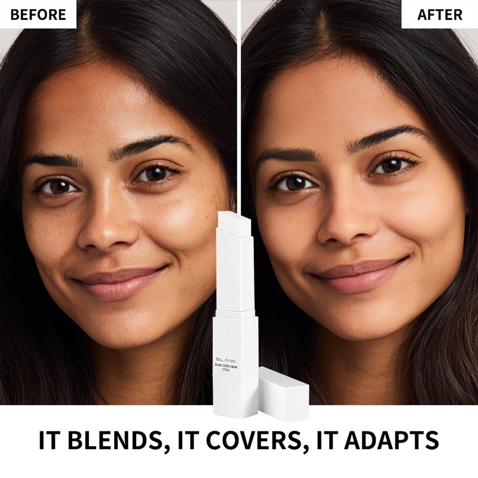 Fovcos Blanc Cover Cream Stick lightweight formula feels like second skin