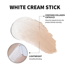 Fovcos Blanc Cover Cream Stick hydration with Volufiline and collagen