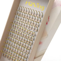 FQNing glitter spikes reflecting stage lights for dramatic eyes.