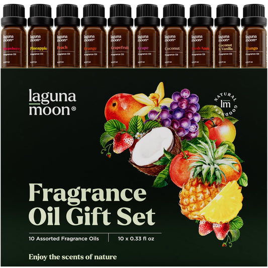 Gift box containing Fragrance Oil Set – 10 premium scented oils