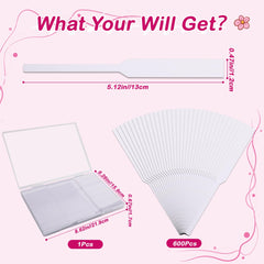 Fragrance tester strips material close-up