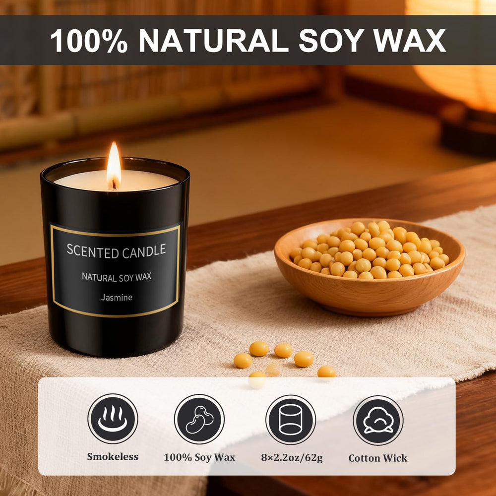 Fragrances included: lavender, vanilla, gardenia, rosemary, rose, mint, jasmine, lemon
