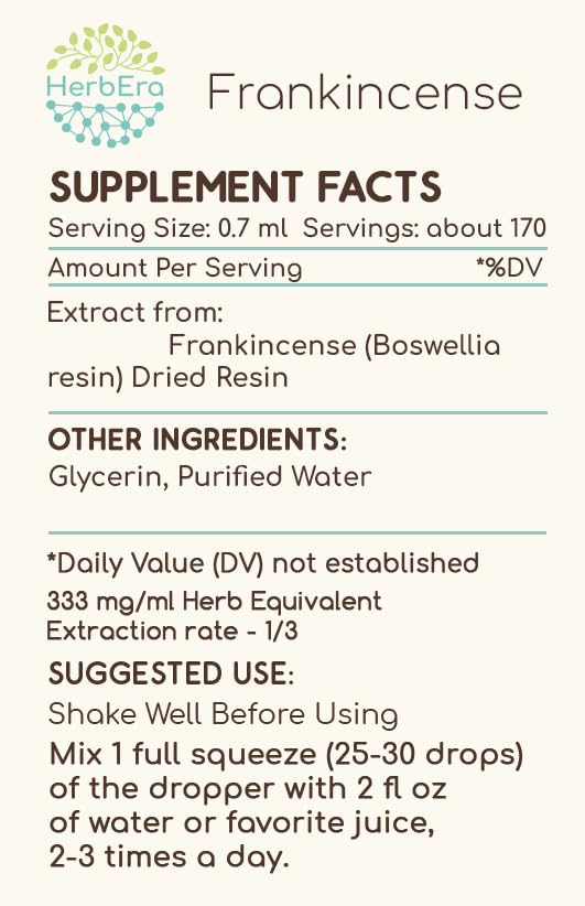 Dropper bottle containing concentrated liquid tincture