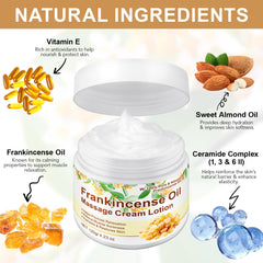 Close-up of balm texture on skin