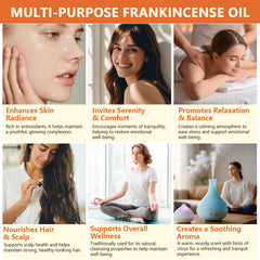 Product packaging and bottle label for frankincense oil