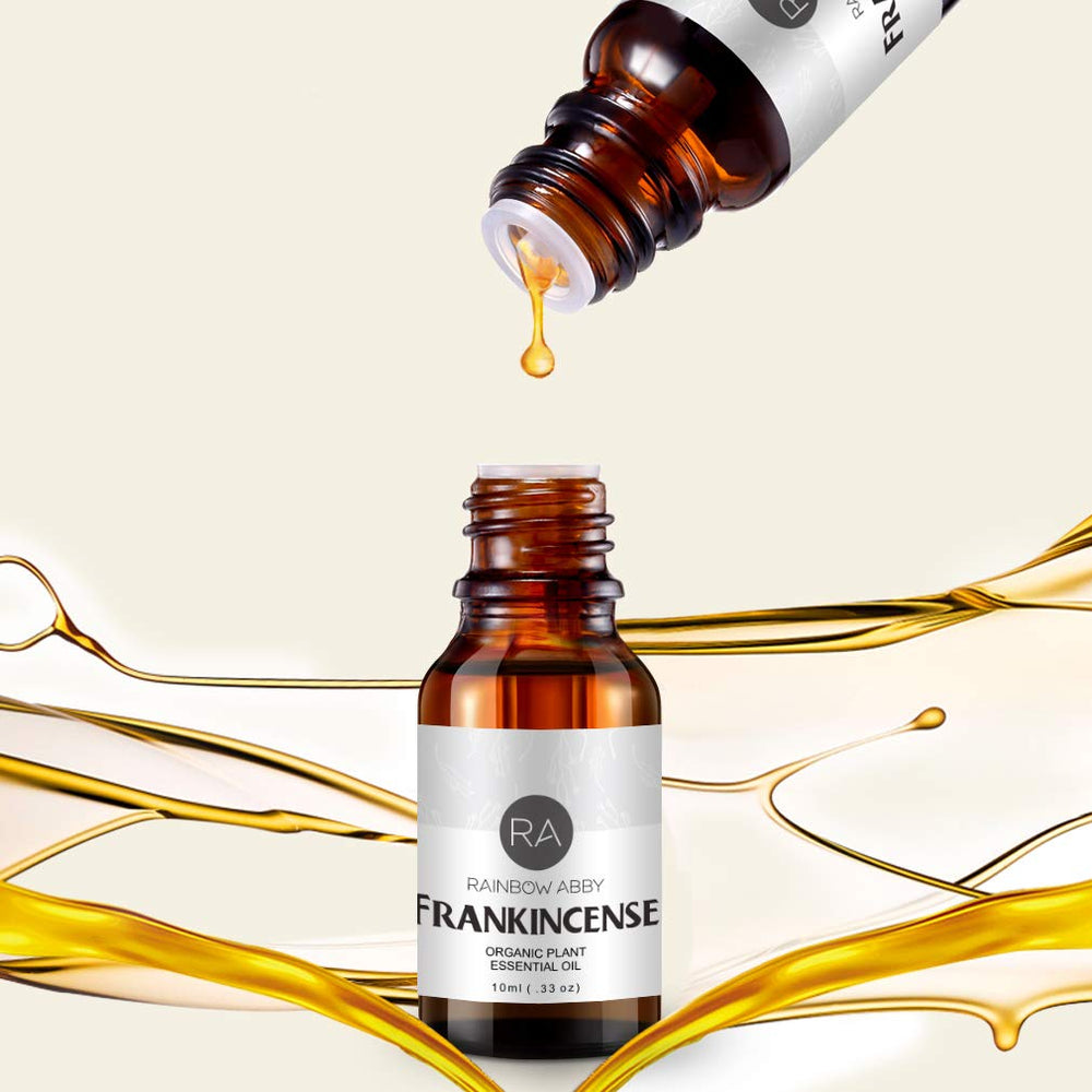 Spa setting showing massage with Frankincense oil