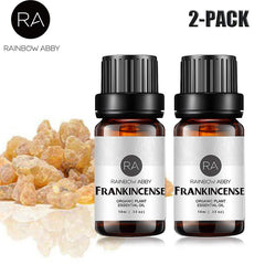 Box packaging showing 2 x 10ml Frankincense oil