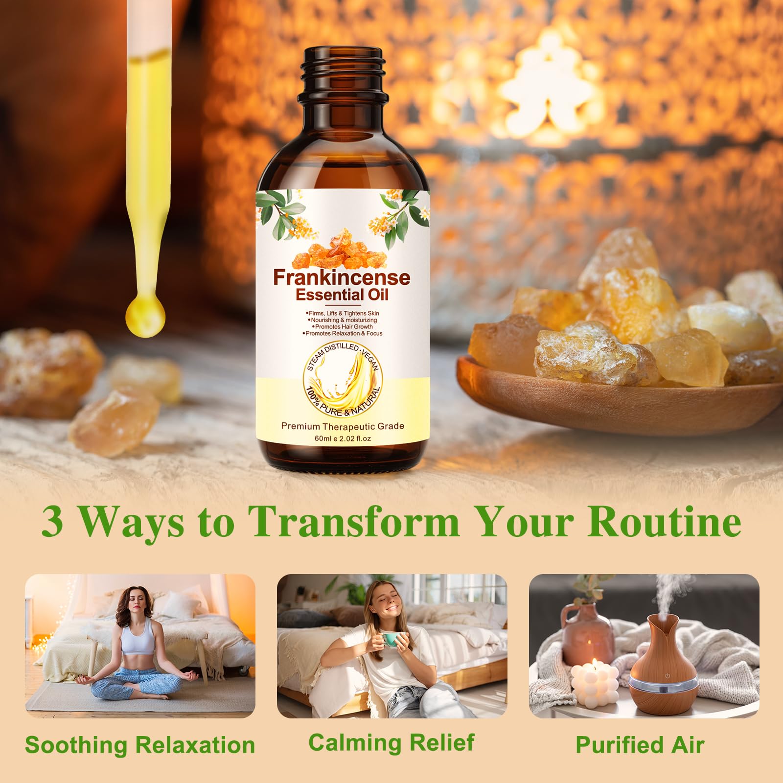 Anti-aging frankincense oil for skin