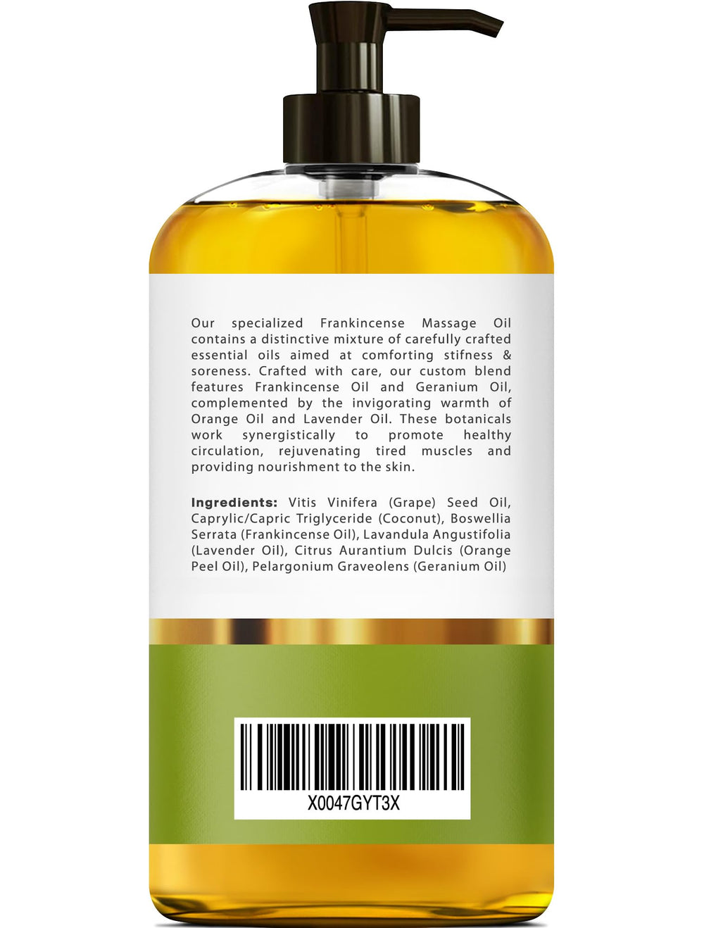 Close-up of frankincense and geranium essential oils