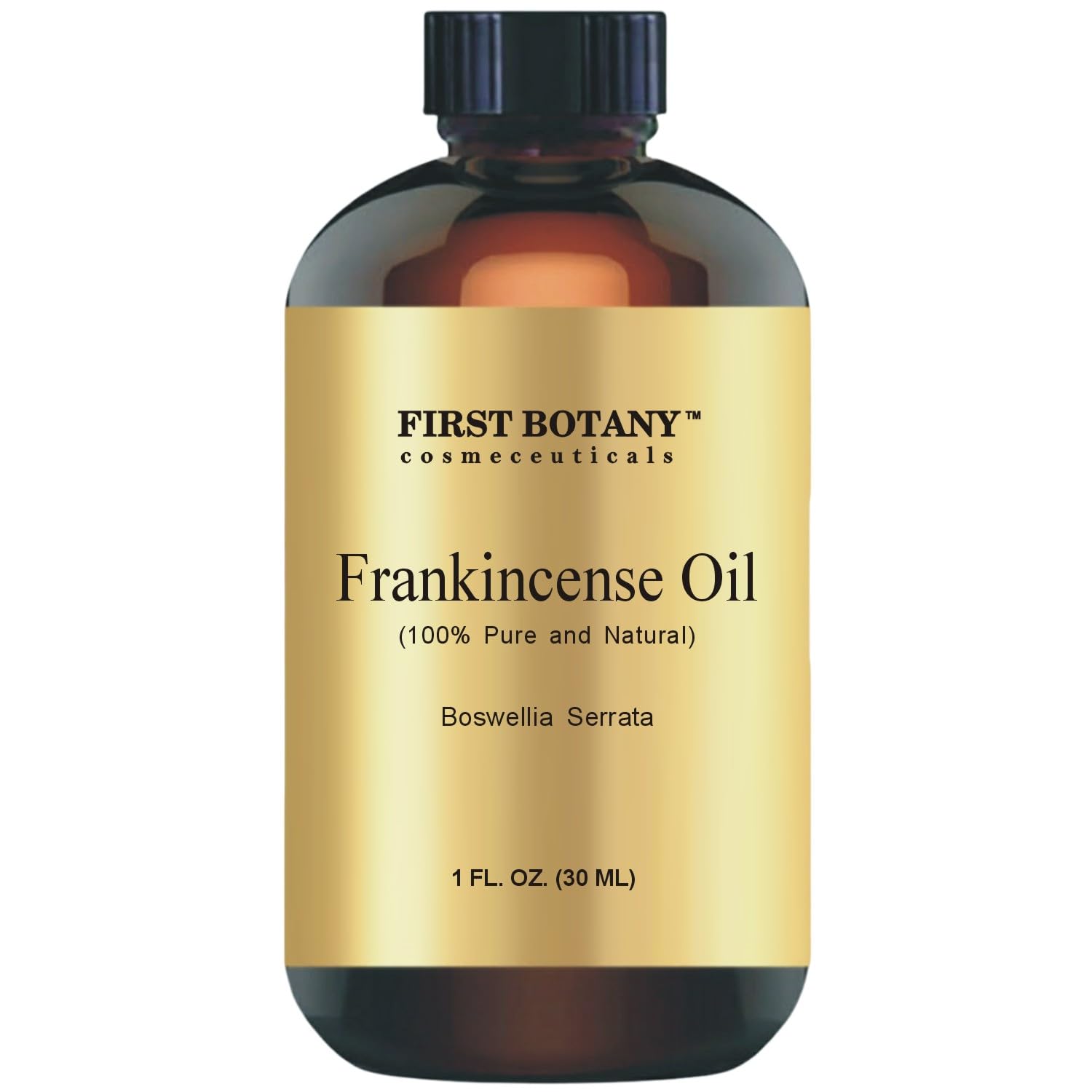 First Botany 100% Pure Frankincense Essential Oil bottle - 1 fl oz