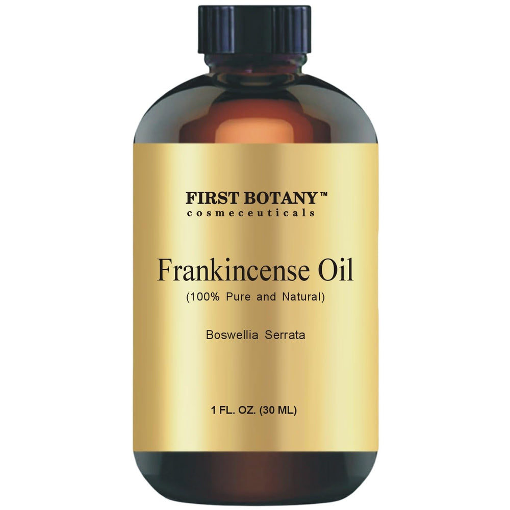First Botany 100% Pure Frankincense Essential Oil bottle - 1 fl oz