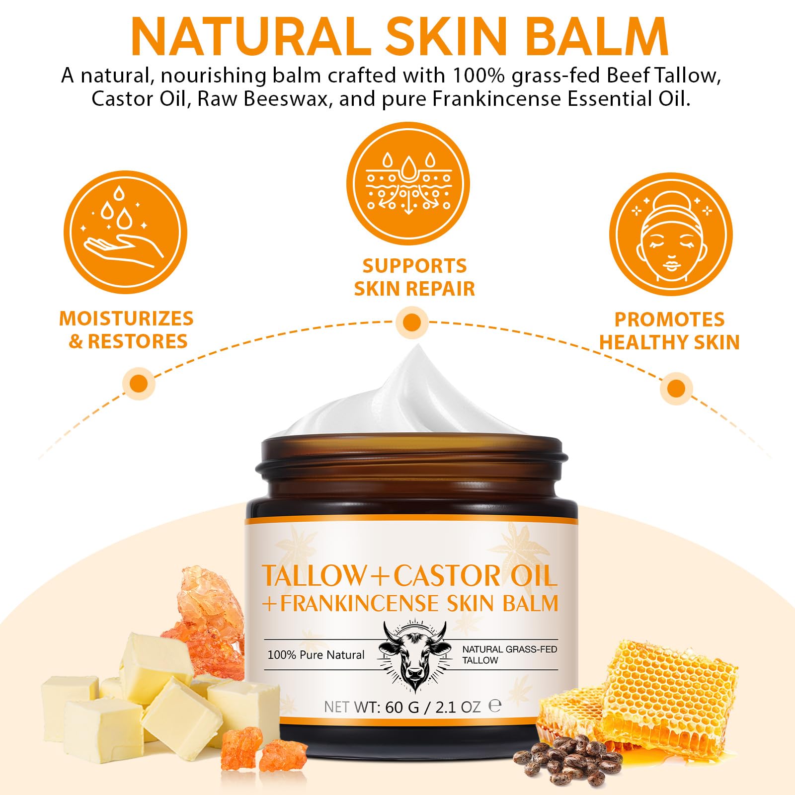 Packaging of Frankincense Oil Massage Balm