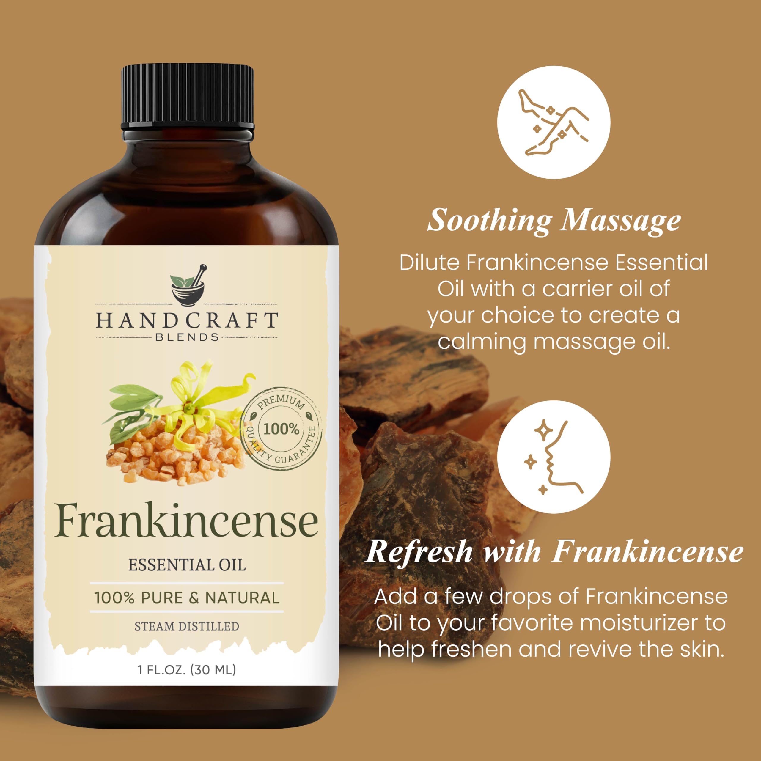Frankincense essential oil for soap making and skincare