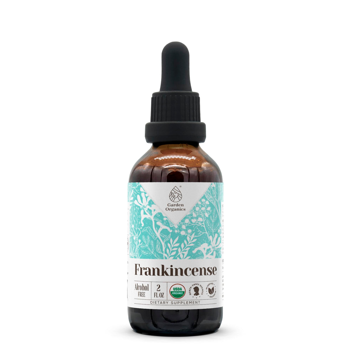 Frankincense USDA Organic Alcohol-Free Extract bottle 2 oz